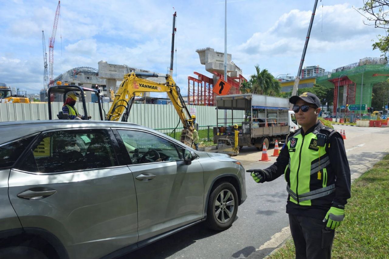 Infrastructure project traffic control